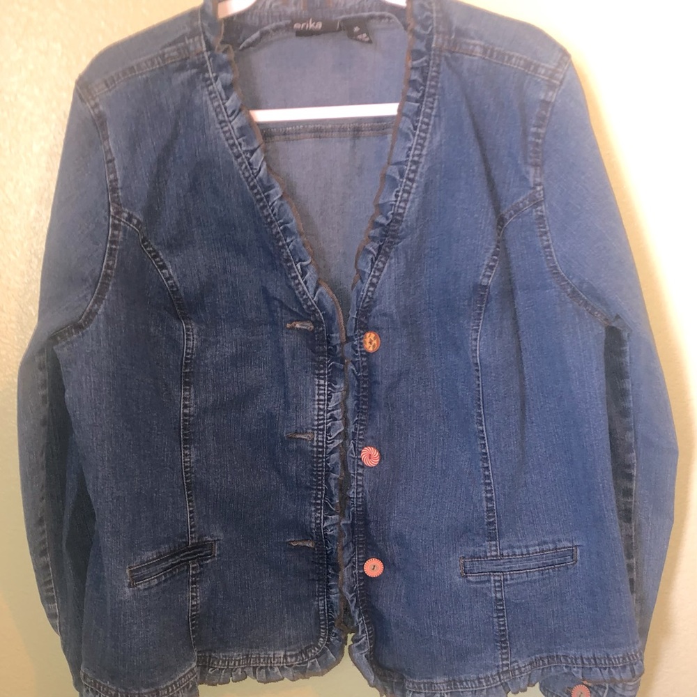 Ericka, XL size size, Jean fabric. Used in a good shape.